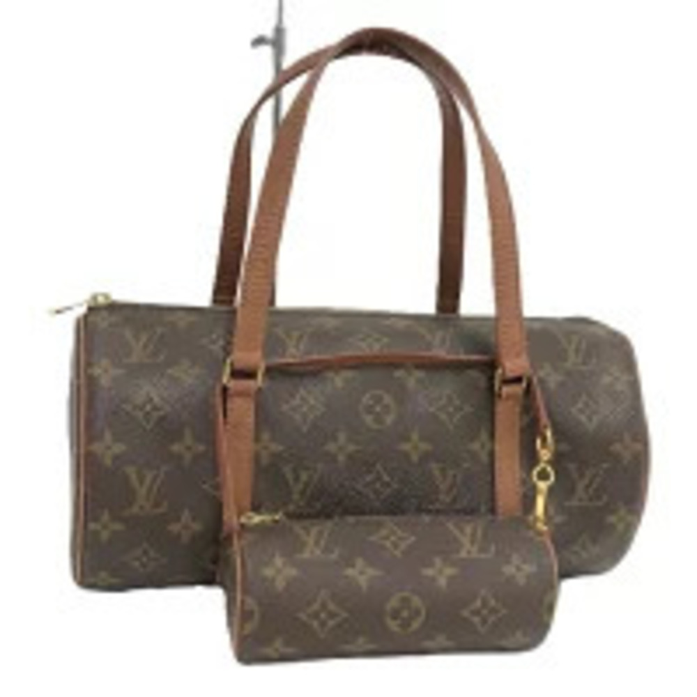 LOUIS VUITTON Papillon handbag Monogram Brown